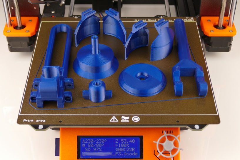 3D-Drucker bei der Arbeit