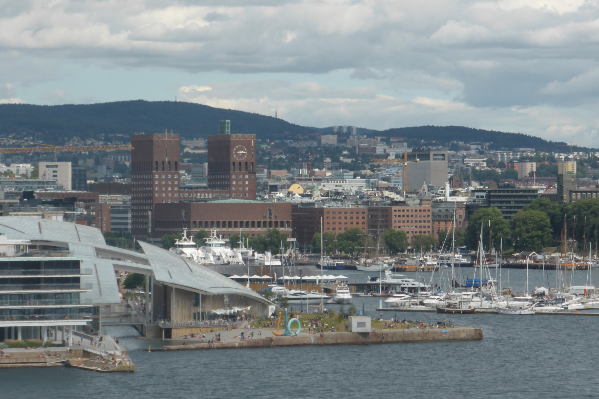 Blick auf Oslo